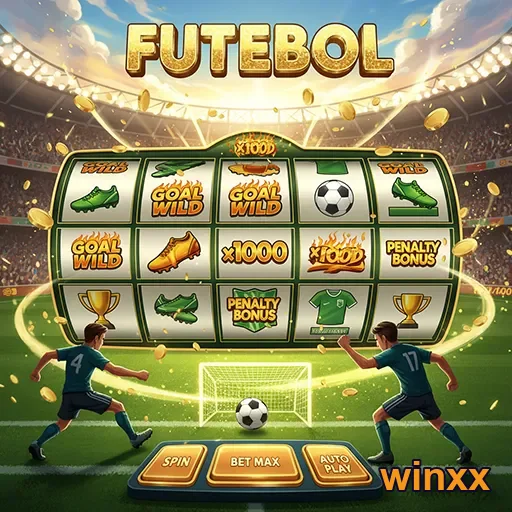 Imagem do jogo de slot de futebol Winxx, apresentando gráficos animados e temas esportivos.