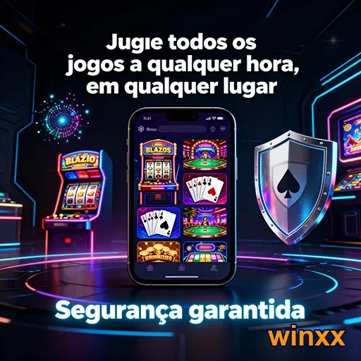 Imagem do aplicativo Winxx para jogos seguros, destacando proteção e diversão online.
